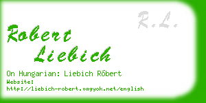 robert liebich business card